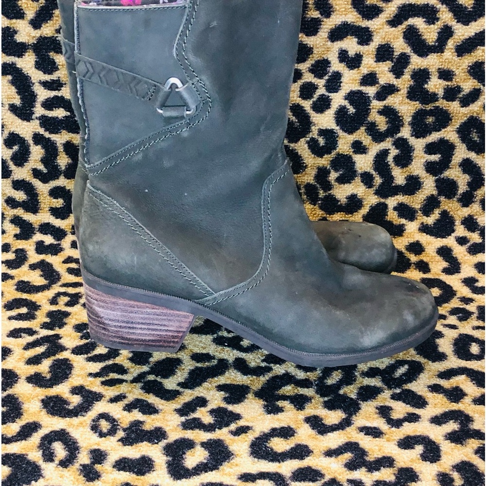 Teva Foxy Leather Boots Women's Size 10